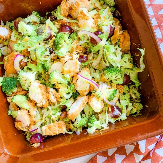 Crispy Chicken And Broccoli Salad