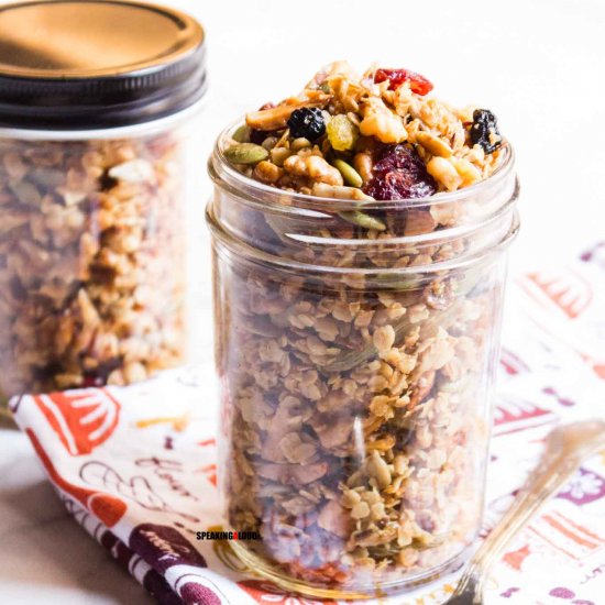 Homemade Honey & Oats Granola