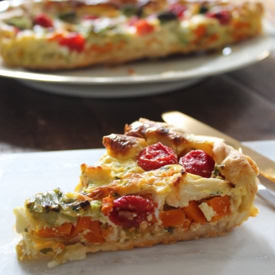 Vegetable quiche