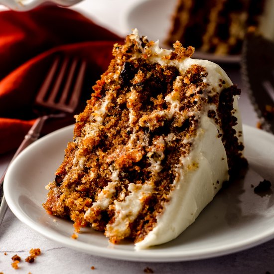 carrot walnut cake