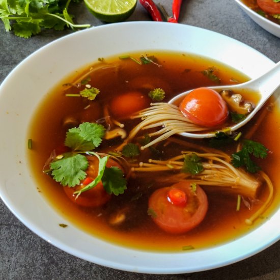 Mushroom Tom Yum Soup