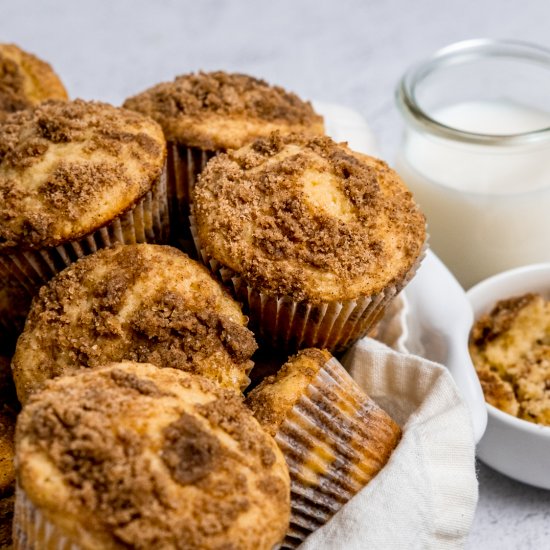 Cinnamon Streusel Muffins