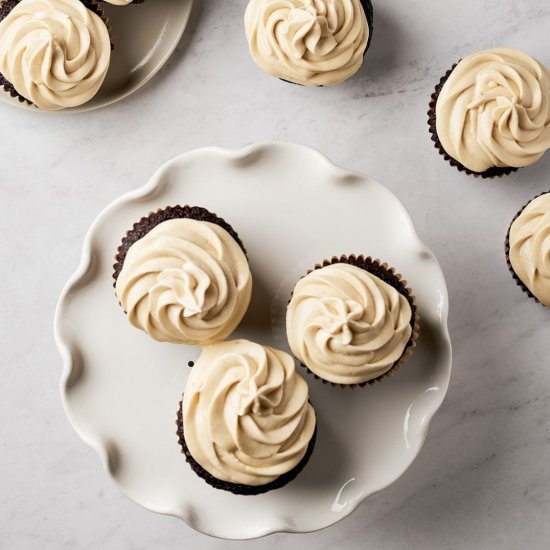 Vegan Chocolate Fig Cupcakes