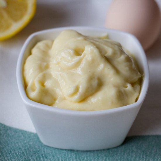 Homemade mayonnaise