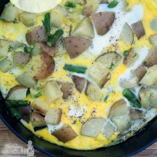 Asparagus and Potato Frittata