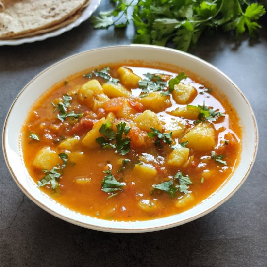 Indian potato curry