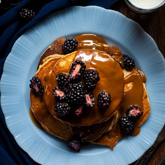 Sticky Toffee Pancakes