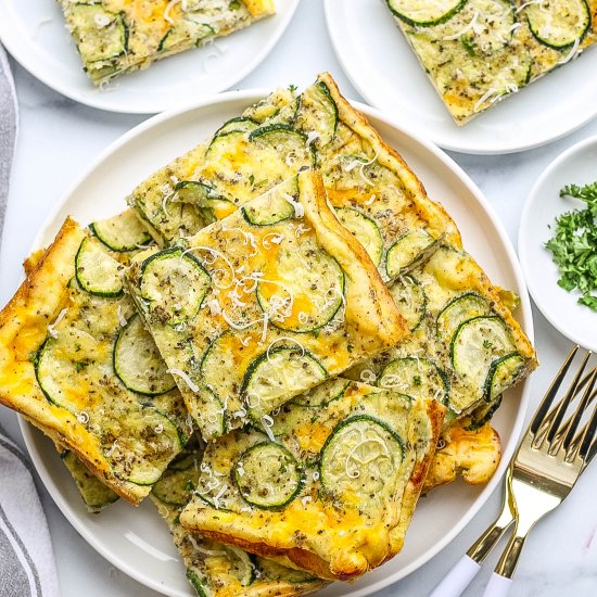 Zucchini Frittata (Keto & GF)