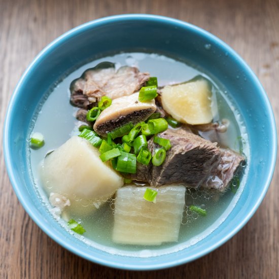 Instant Pot Galbitang Short Rib Sou