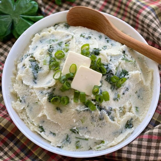 Mashed Cauliflower Colcannon