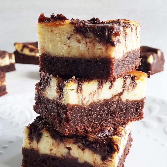 Nutella Cheesecake Brownies