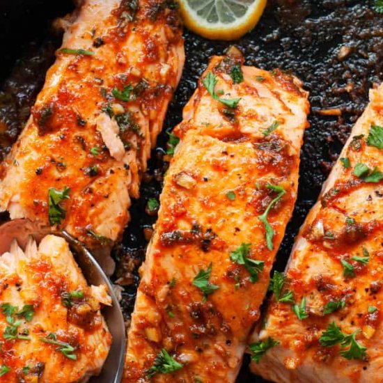 Cajun Parmesan Salmon