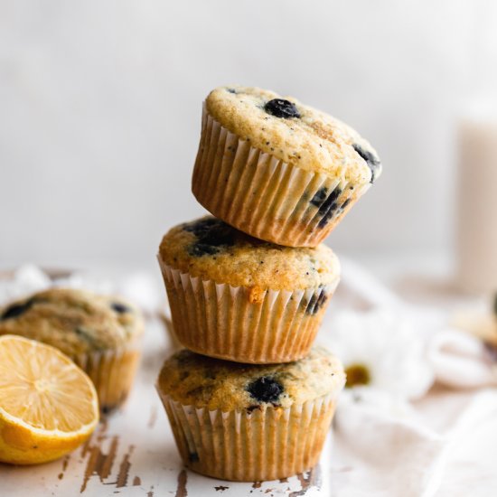 Blueberry Lemon Poppyseed Muffins