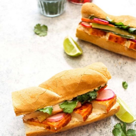 Sriracha Tofu Bahn Mi