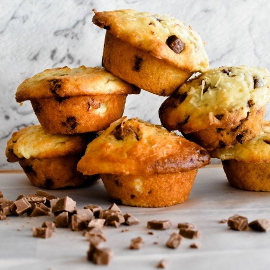 Banana Choc Chip Muffins