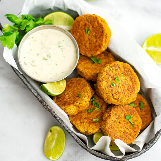 Easy Curry Salmon Cakes