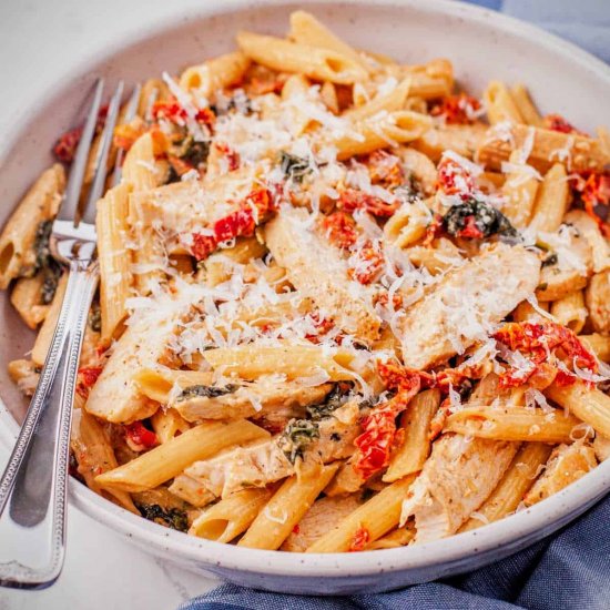 Creamy Tuscan Chicken Pasta