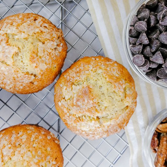 Banana Chocolate Chip Muffins