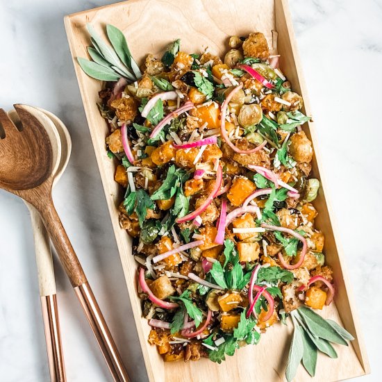 butternut squash panzanella