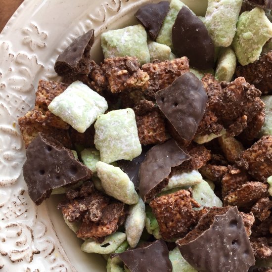 Thin Mint Cookie Muddy Buddies