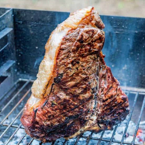 Reverse Seared T-Bone Steak