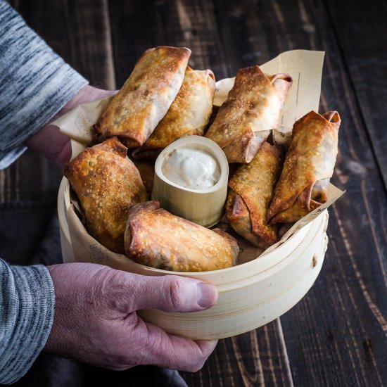 Air Fryer Vegan Egg Rolls