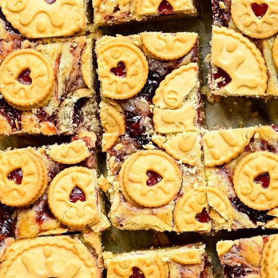 Jammie Dodger Blondies