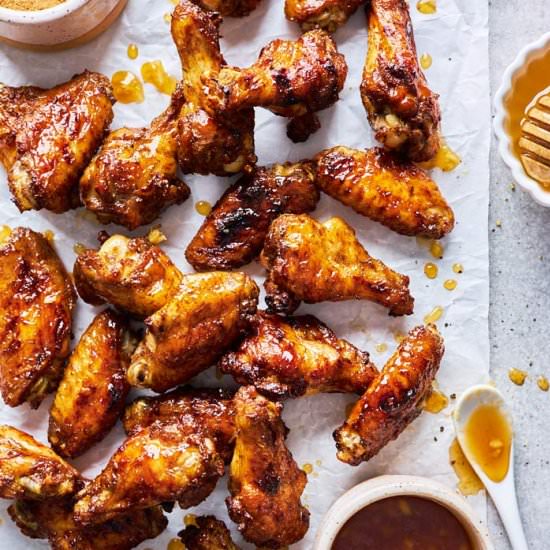 Honey Garlic Jerk Chicken Wings