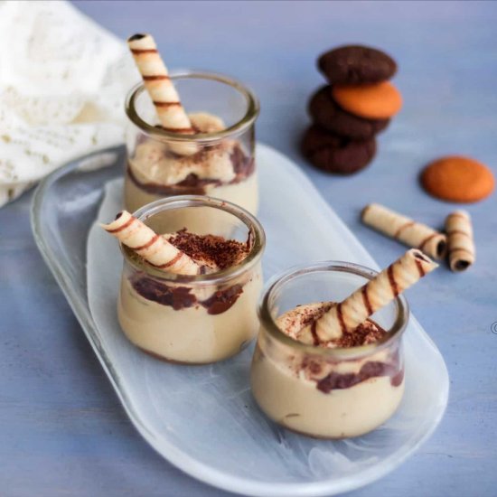 Eggless Tiramisu Mousse