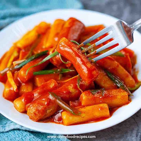 Tteokbokki Korean Spicy Rice Cake