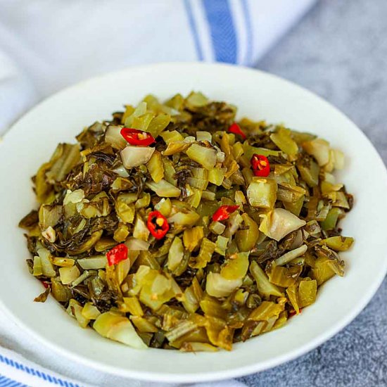 Pickled Mustard Greens Stir Fry