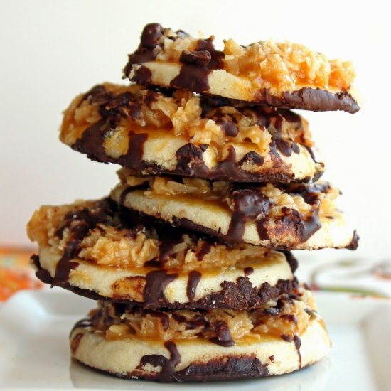 Gluten and Dairy Free Coconut Samoa