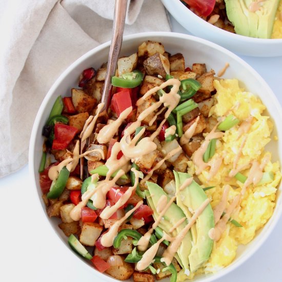 Breakfast Burrito Bowl