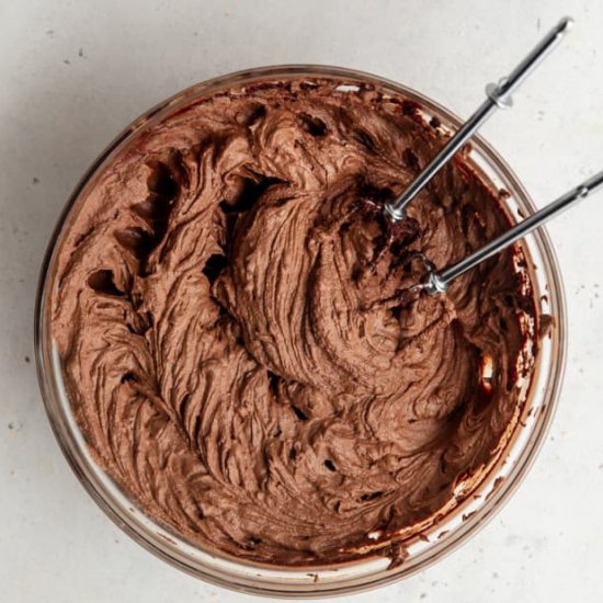 Two Ingredient Chocolate Frosting