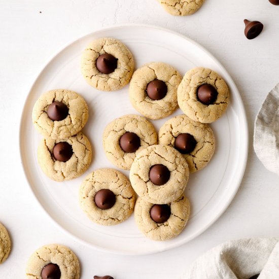 Gluten Free Peanut Butter Blossoms