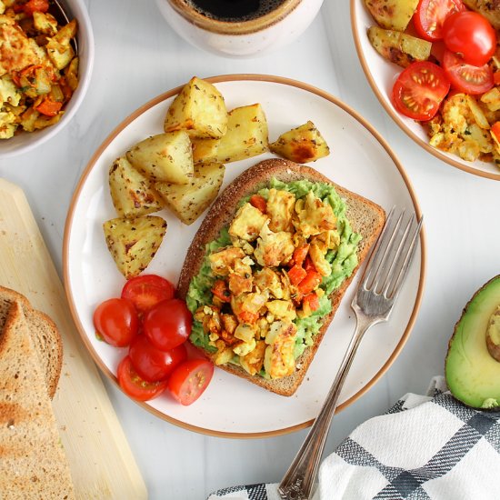 Silken Tofu Scramble