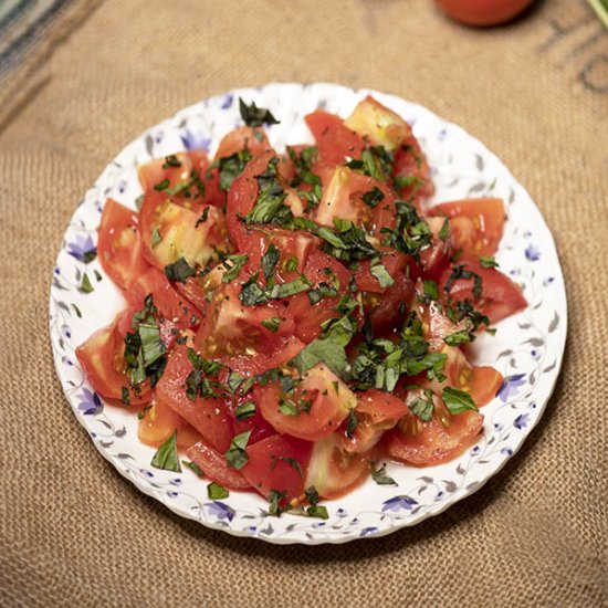 Tomato Basil Salad