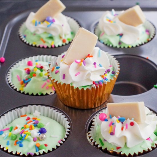 No Churn Ice Cream Cupcakes