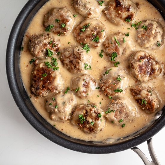 Dairy Free Swedish Meatballs