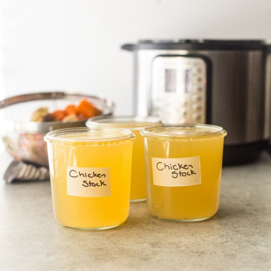 Instant Pot Chicken Stock