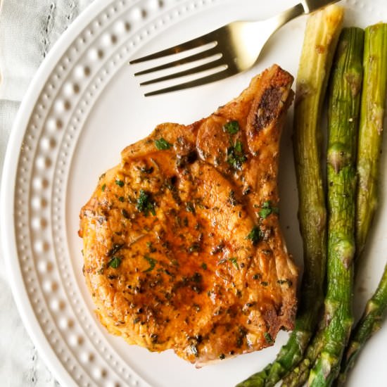 mustard brown sugar pork chops