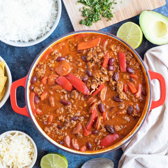 Mild Chilli Con Carne For Kids