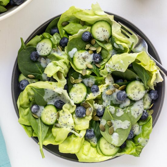 blueberry lemon poppyseed salad