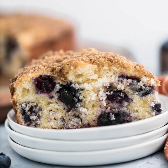 Blueberry Yogurt Coffee Cake