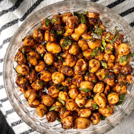 Spicy Roasted Chickpeas