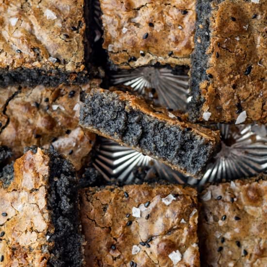 Black Sesame Brownies