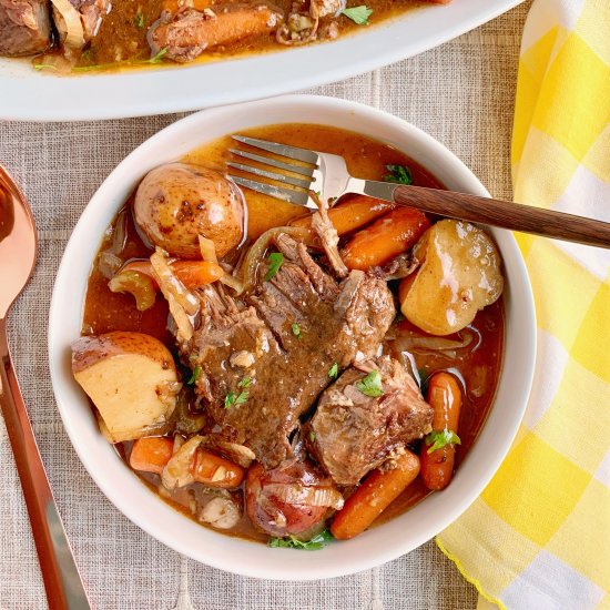 Slow Cooker Guinness Pot Roast