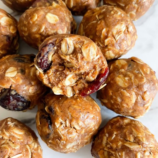 Cranberry Almond Energy Bites