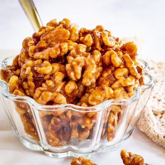 Honey Glazed Walnuts