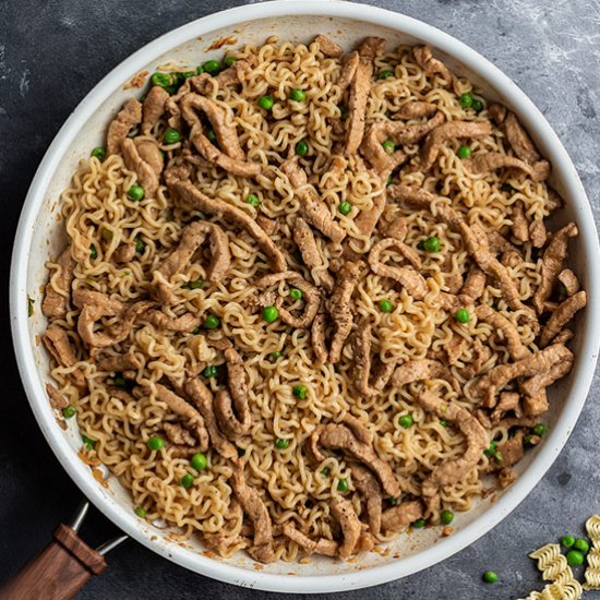 Pork Ramen Stir Fry